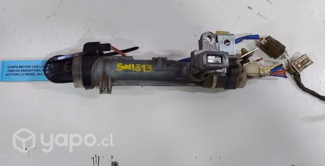 Chapa Motor Con Llave (SNI313) SSangyong New Actyo