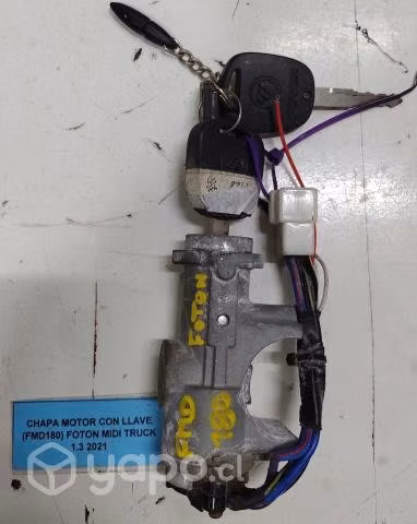 Chapa Motor Con Llave (FMD180) Fotón Midi Truck