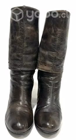 Bota 100% Cuero Marca Exs N*39 Café