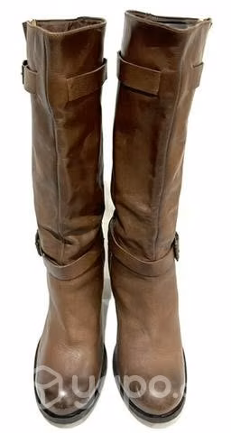 Bota 100% Cuero Marca Exs N*39 Café