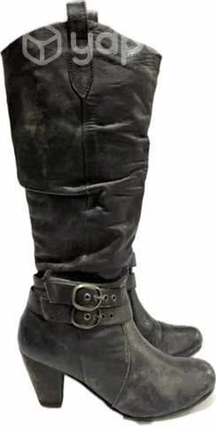 Bota 100% Cuero Marca Exs N*39 Matizada