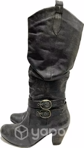 Bota 100% Cuero Marca Exs N*39 Matizada