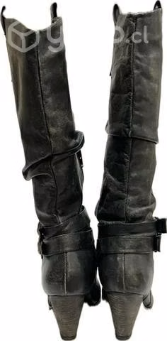 Bota 100% Cuero Marca Exs N*39 Matizada