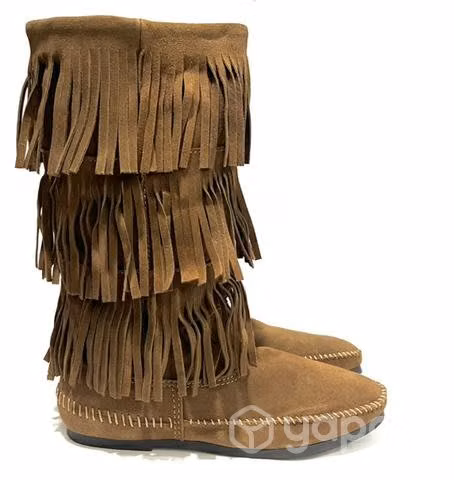 Bota Apache Flecos de Cuero Marca Tatienne N*40