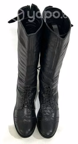 Bota de Cuero Marca Tatianne N*36 Negro