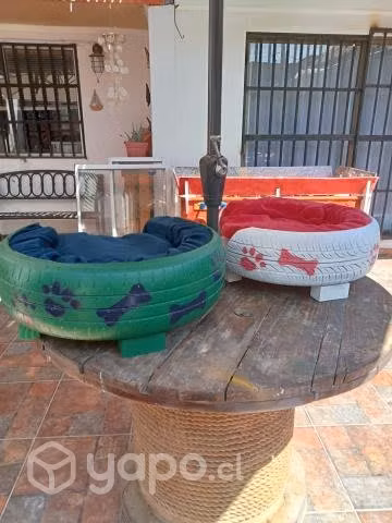 Vendo camitas para mascotas hechas con neumáticos