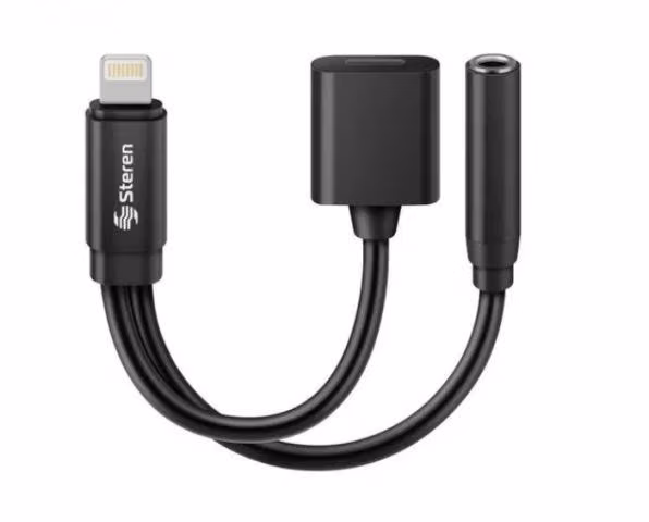 Adaptador Divisor 2 En 1 Para iPhone 3.5mm