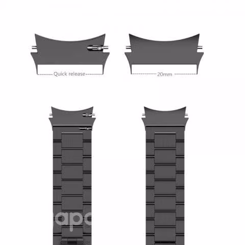 Adaptador De Correa Metálica Para Samsung Galaxy W