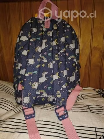 Mochila Saxoline unicornio nueva con etiqueta