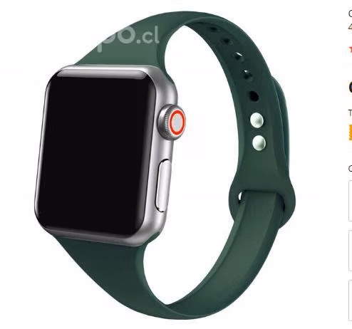 Correa De Silicona Delgada Para Apple Watch