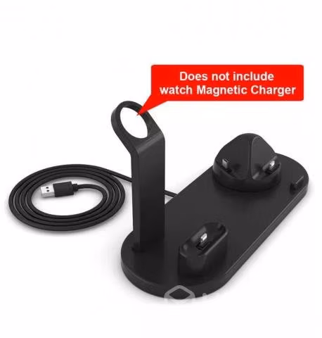 Base De Carga Inalámbrica Para iPhone AirPods Sams - Imagen 2
