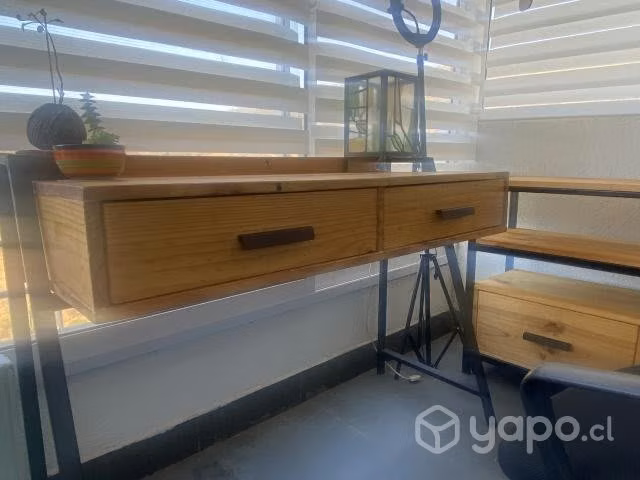 Escritorio y mueble apoyo