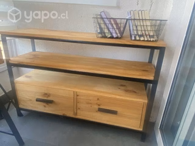 Escritorio y mueble apoyo