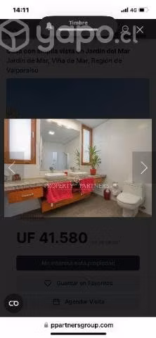 Vendo espectacular casa vista al mar reñaca