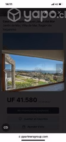 Vendo espectacular casa vista al mar reñaca