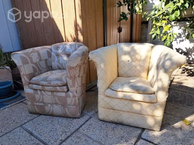 Dos poltronas retapizables