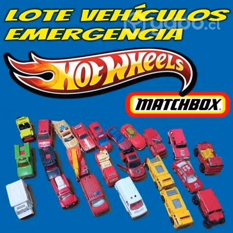 Lote 23 Autos Escala 1/64 Bomberos, Ambulancias