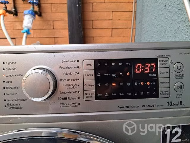 Lavadora Secadora Daewoo DWC-EA1430W 10,5kg/8kg
