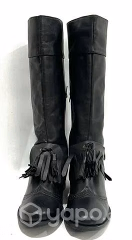 Bota 100% Cuero Marca Mor N*38 Negro - Imagen 2