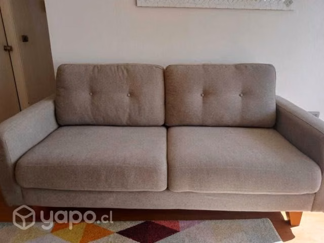 Sofá de Tela Charlotte ROSEN color beige