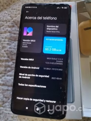 Xiaomi redmi note 9 pro
