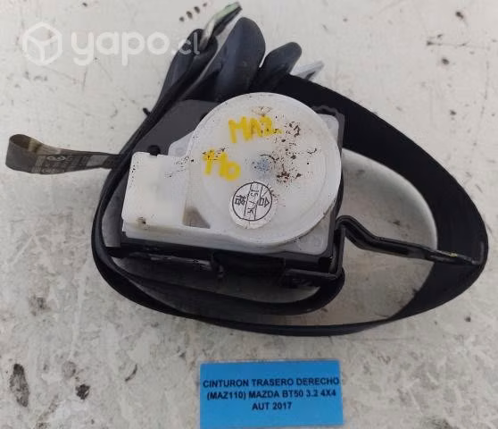 Cinturon Tras Der (MAZ110) Mazda BT50 3.2 2017 Aut
