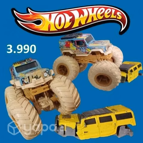 Autos Hot Wheels, Matchbox, Majorette, Avión, Jeep