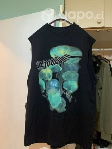 Hombres Top tank de medusa y estampado de letra