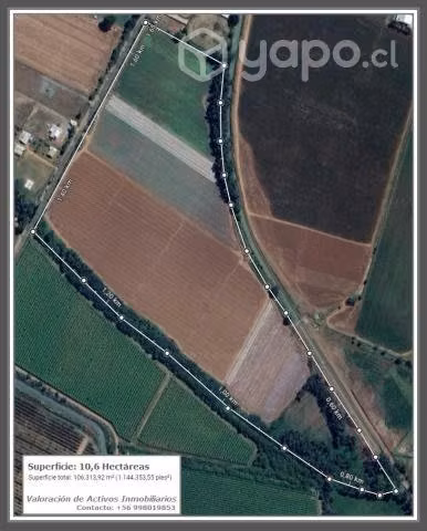 CAMPO Plano 10,6Ha Suelo Agrícola Primera de Riego