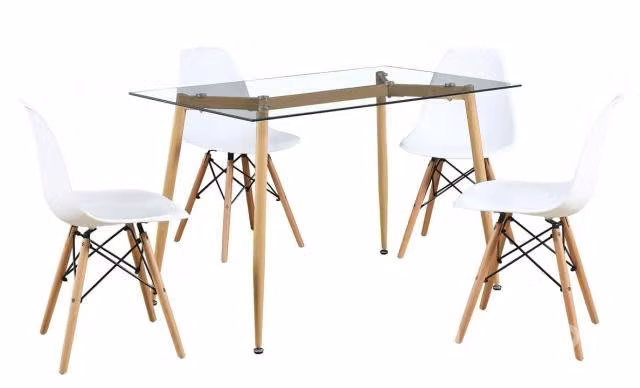 Set comedor mesa + 4 sillas