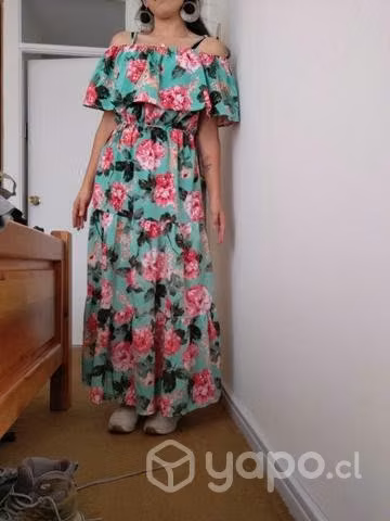 Vestido flores, talla M o L