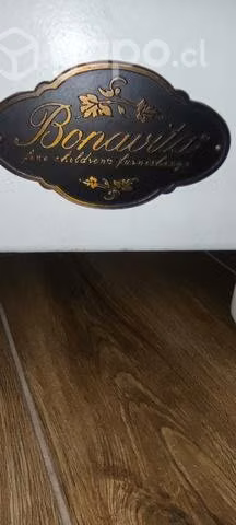 Cuna con colchón-cama-madera