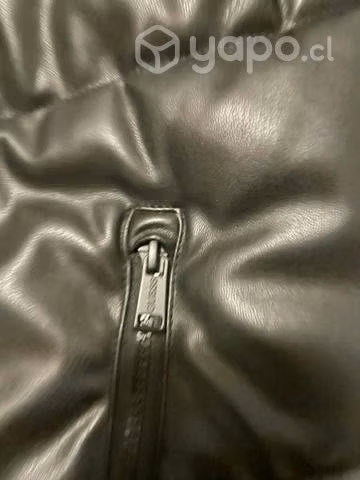 Parka manga corta ECOCUERO Guess