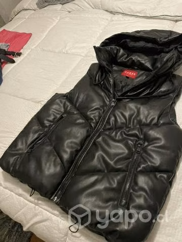 Parka manga corta ECOCUERO Guess