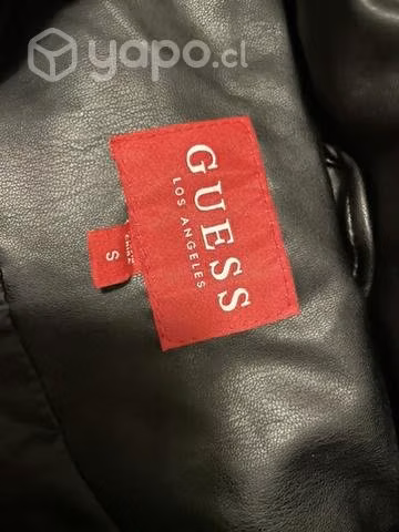Parka manga corta ECOCUERO Guess