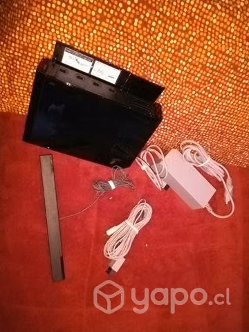 Nintendo Wii negra retrocompatible desbloqueada