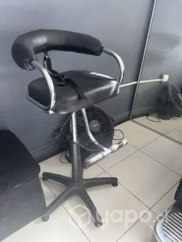 Silla giratoria peluquería