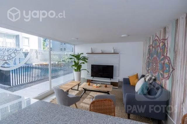 Arriendo depto metro Santa Ana