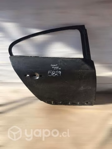 Puerta trasera rh renault fluence 2012-2021