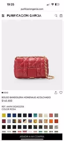 Bolso bandolera Purificación García Original