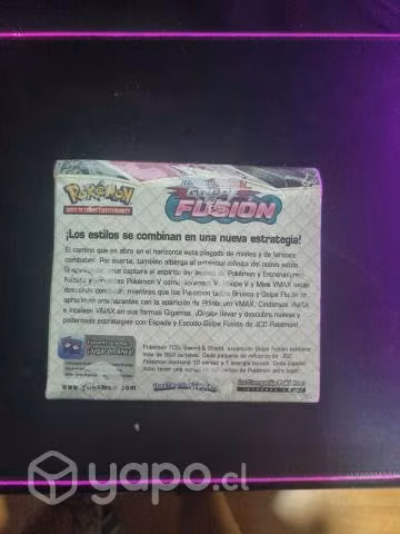 Caja De Sobres Pokémon Golpe Fusión