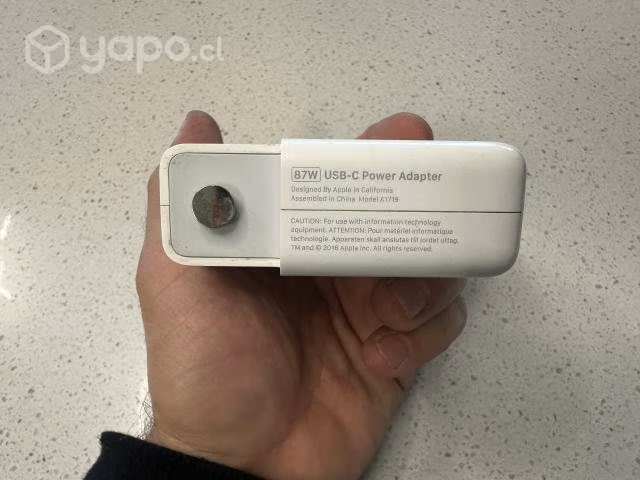 Cargador Mac A1719 87W USB-C Original + Cable