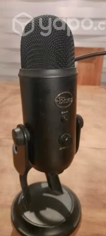 Microfono condensador USB Blue yeti blackOut