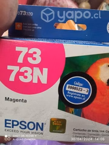 Tintas Epson 73n colores originales