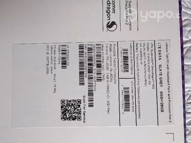 Tablet lenovo P11