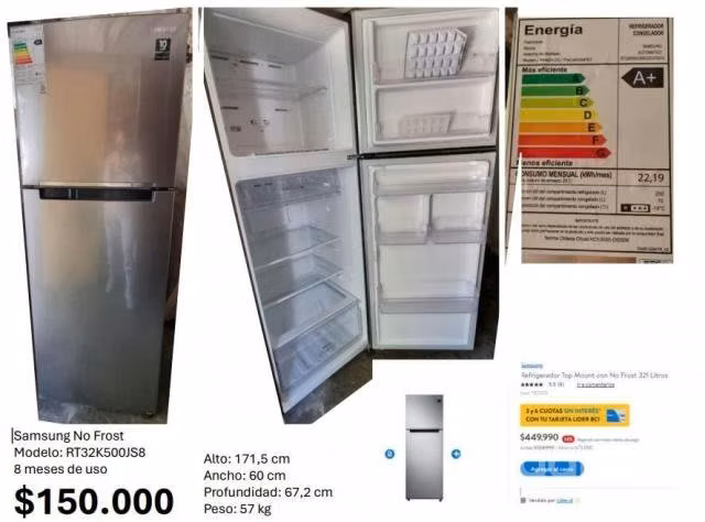 Refrigerador Samsung 321 litros
