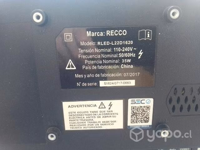 Tv recco (casi nueva) - Imagen 2