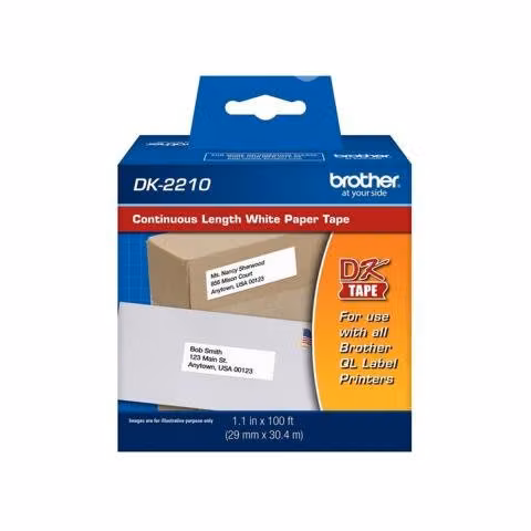 Cinta brother dk-2210, 29 mm x 30,48 mm. continuo - Imagen 2