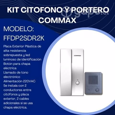 Kit commax ffdp2sdr2k