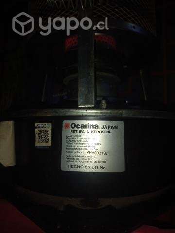 Estufa a parafina marca ocarina - Imagen 3